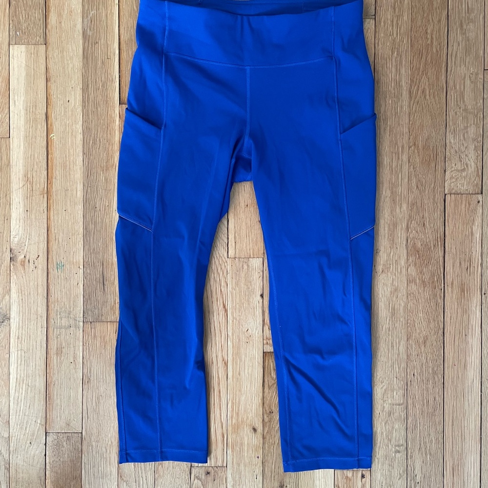 Lululemon Athletica Speed Up Crop 21in Blue